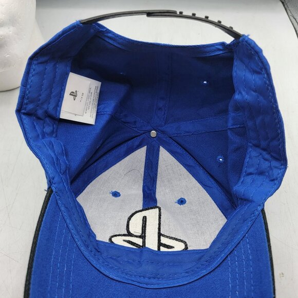 PlayStation Adults Black Blue Hat Video Games Casual Comfort Lightweight - Picture 7 of 10